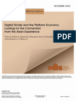 Digital Divide and The Platform Economy: Looking For The Connection From The Asian Experience