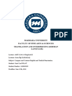 Marmara University Faculty of Fine Arts & Sciences Translation and Interpreting (German Language)