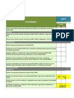 Carta Gantt Campana MMC