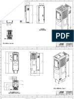 IP20, NEMA/UL Type Open: Mounting Hole Locations