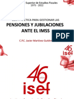 Pensiones y Jubilaciones IMSS - ISEF - Javier Martínez - 2022