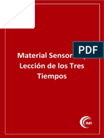 Material Sensorial y Leccion 3 Tiempos