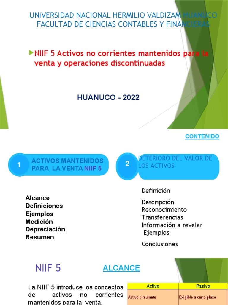 Niif 5 | PDF | normas internacionales de INFORMACION FINANCIERA ...