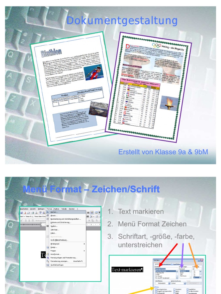 Dokumentgestaltung | PDF