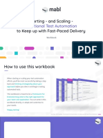 Mabl Worksheet Starting and Scaling Functional Automated Testing
