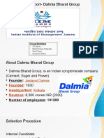 HRM Project Report-Dalmia Bharat Group