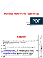 3 - Troubles Moteurs de L - Œsophage (DR LAYAIDA)