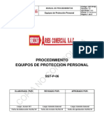 SST-P-06 Equipos de Proteccion Personal Ver.00