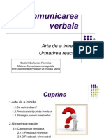 Comunicarea verbala