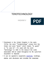 Terotechnology: Hashim V