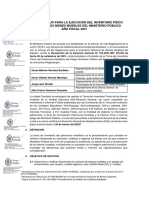 Plan de Trabajo para La Ejecución Del Inventario Físico General de Los Bienes Muebles Del Ministerio Público Año Fiscal 2021