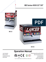 Operation Manual: IBD Series 4500 22"/30"
