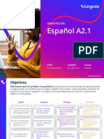 Español A2.1: Orientación