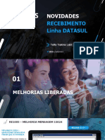 Novidades Recebimento - ToTVS BackOffice Datasul - 2021