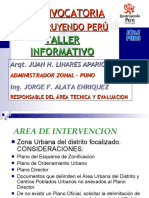 I Convocatoria-Taller Informativo Cons. Perú