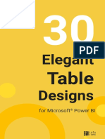 30 Elegant Table Designs For Microsoft Power BI Ebook