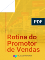 Promotor de vendas: rotina básica