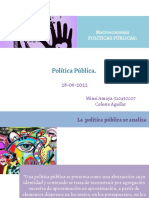 Introduccion A La Categoria de Politica Publica 2019