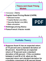 Portfolio Theory and Asset Pricing Models