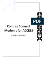 Comrex Connect Modems For ACCESS: Product Manual