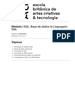SQL: Bases de dados & Linguagem com AWS S3 e Athena