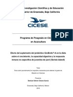 Efecto Del Suplemento Del Prebiótico GroBiotic®-A en La Dieta