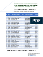 Padrón Oficial Estudiantes 2022-1