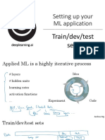 Setting Up Your ML Application: Train/dev/test Sets