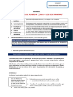 s10 - Guía de Autoaprendizaje - Dos Puntos, Punto y Coma - Las Mayúsculas