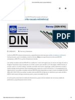 Norma DIN 976 (Varilla Roscada Milimétrica)