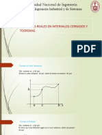 Contiuidad de Funciones en Intervalos Cerrados 2022-1