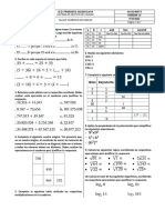 Taller 3 Matemáticas Sexto