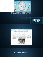 Clase de Examen Mental en Diapositivas