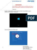 Manual de Recuperación de Windows 10