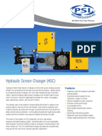 Hydraulic Screen Changer (HSC) : Features