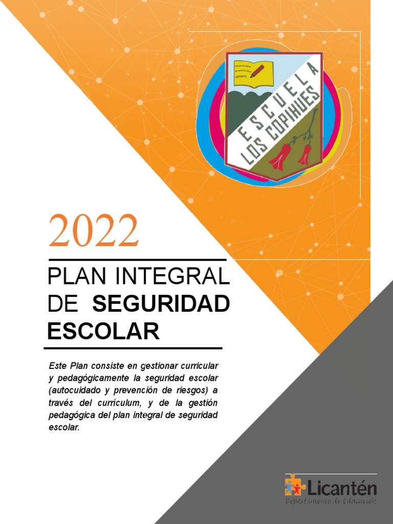Plan Integral de Seguridad Escolar (2022) | PDF | Evaluación ...