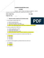 Evaluación de Educación Física y Salud: El Fútbol