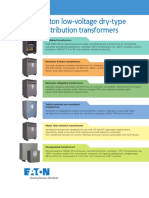 Eaton Low-Voltage Dry-Type Distribution Transformers: DTDT Line Card