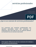 Contrato de Servicios Profesionales