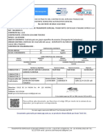 Formato Unico de Extracto Del Contrato Del Servicio Publico de Transporte Terrestre Automotor Especial