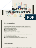 Data Type Objects (Dtype)