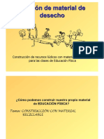 Material RECICLABLE para Clases de EDUCACION FISICA