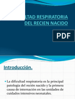 Clase de Neonatologia de Dificultad Respiratoria Tipo I