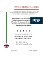 Implementacion Un Esq Prote Rele-Restaurador en Distribucion