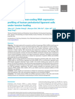 mRNA and Long Non-Coding RNA Expression Profiling of Human Periodontal Ligament Cells Under Tension Loading