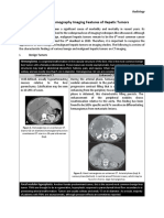 CT Imaging of Hepatic Tumors