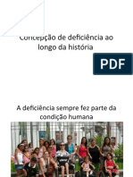 Concepção de Deficiência Ao Longo Da História