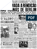 O Globo 09.05.1945 - Dia da Vitória