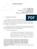 Paper Desafio Da Pesquisa Científica No Brasil