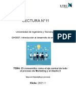 Lectura-N°11 - El Consumidor Como El Eje Central de Todo El Proceso de Marketing y El Diseño II
